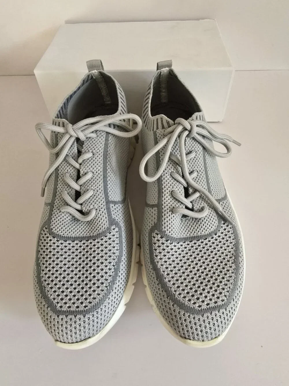 Naot Galaxy Knit Grey Gray Vegan Sneakers Shoes 41 10 10.5 Womens Lace Up